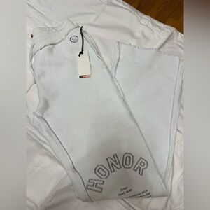 Nordstrom White HONOR Sweatpants